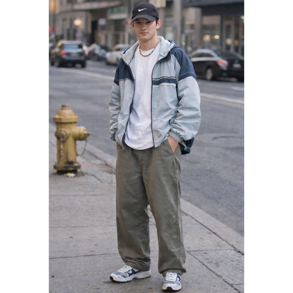 Vintage Men's Gap "Clean Cut" Loose Style Khaki Pants 36x30 Y2K